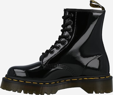 melns Dr. Martens Sienamie zābaki 'Bex'