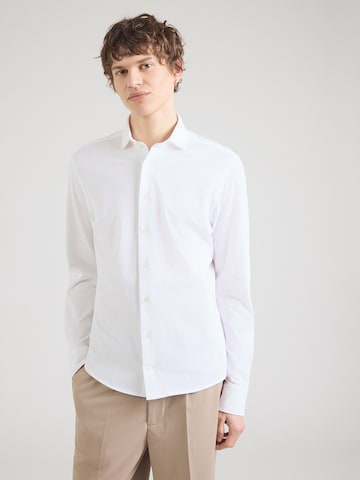 Hackett London Regular fit Πουκάμισο σε λευκό: μπροστά