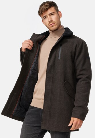 INDICODE JEANS Between-Seasons Coat in Brown