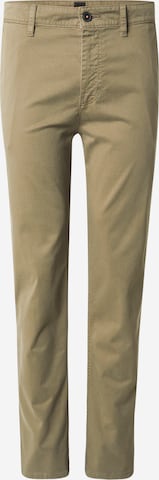 Pantalon chino BOSS en vert : devant