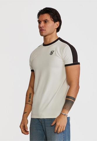 SikSilk Shirt 'Ringer' in Beige