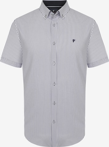 DENIM CULTURE Рубашка 'TOMMASO' в Белый: спереди
