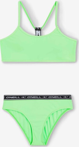 O'NEILL Bustier Bikini - zöld: elől