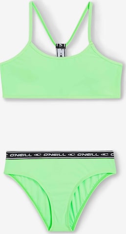 O'NEILL Bustier Bikini - zöld: elől