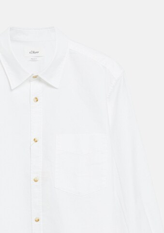 s.Oliver Regular Fit Hemd in Weiß