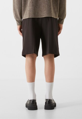 Lost Youth Loose fit Pleat-Front Pants in Black