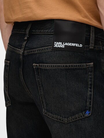 melns KARL LAGERFELD JEANS Pakapēniski sašaurināts piegriezums Džinsi