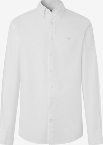 Regular fit Camicia 'Oxford' di Hackett London in bianco: frontale
