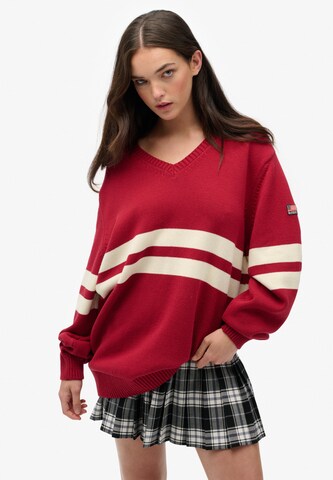 Superdry Trui in Rood: voorkant