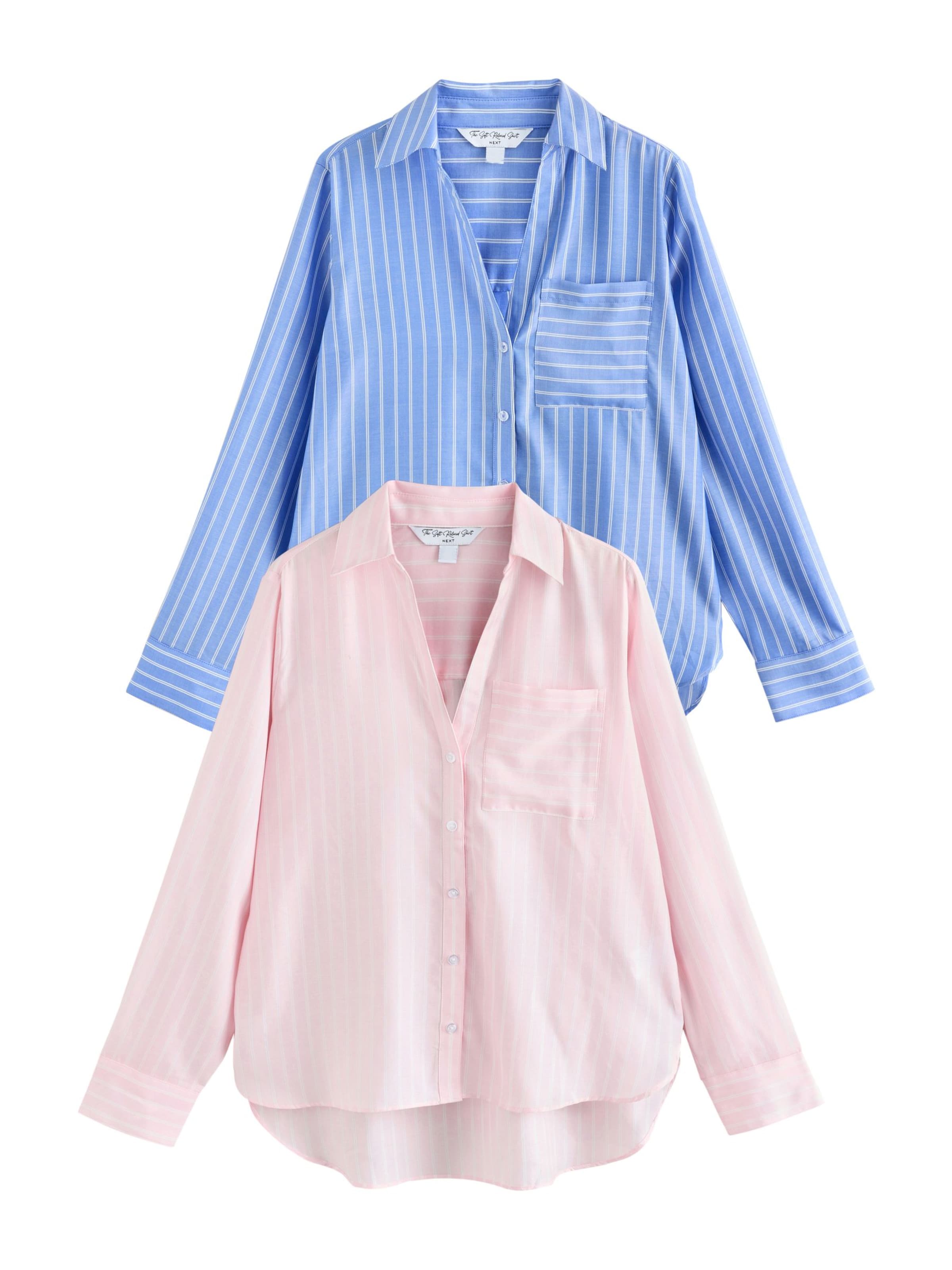 Next Bluse i blå: forside