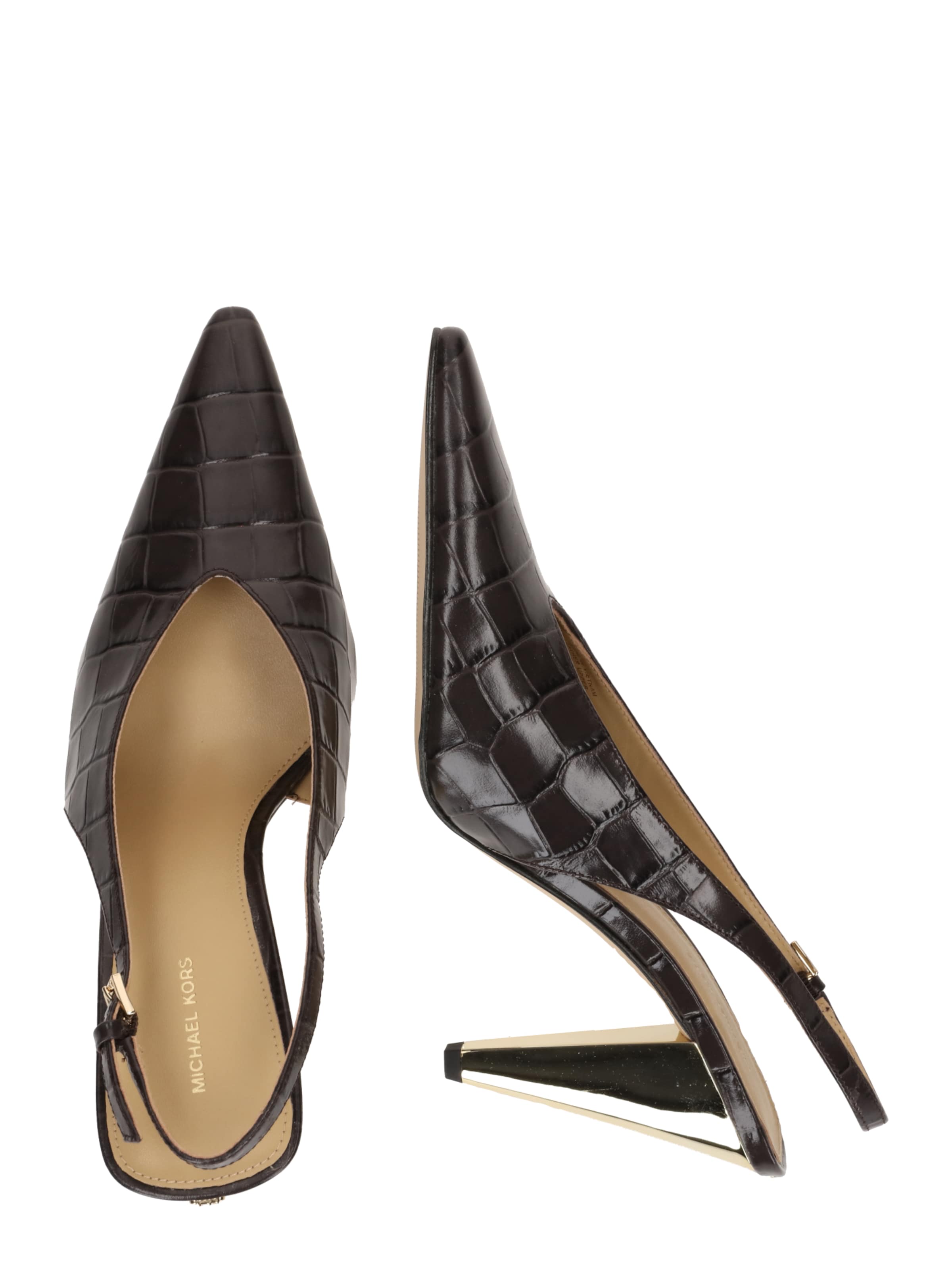 MICHAEL Michael Kors Slingpumps 'ELECTRA' in Braun