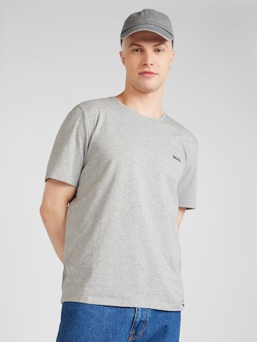 BOSS T-shirt 'Mix&Match' i grå: framsida