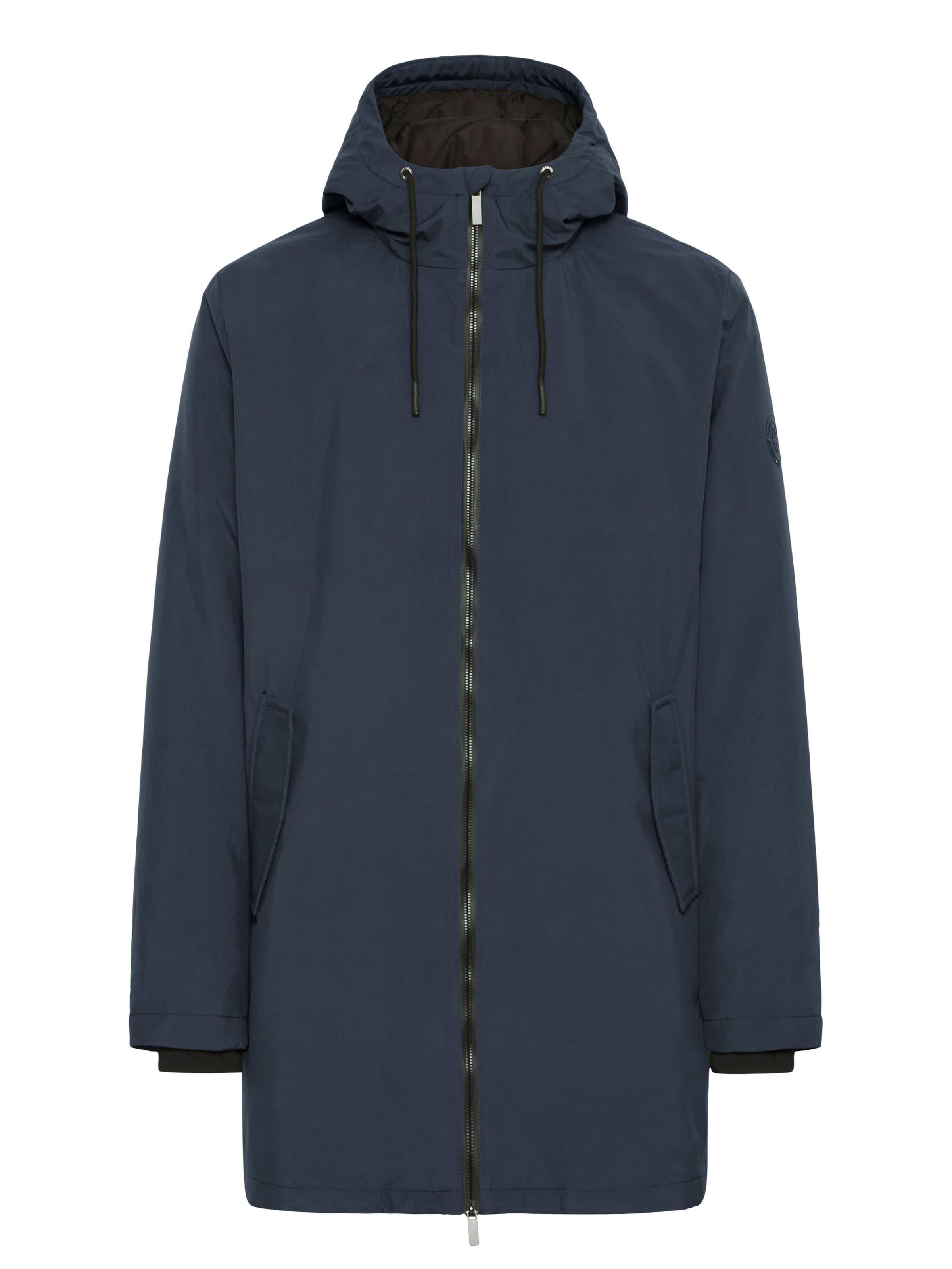 INDICODE JEANS Winterparka 'Pappys' in Blauw: voorkant