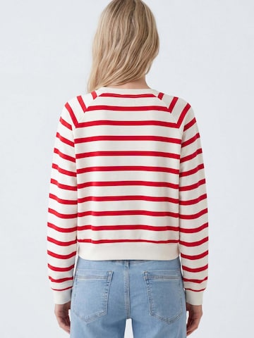 Sweat-shirt 'Crew Neck' Mavi en rouge