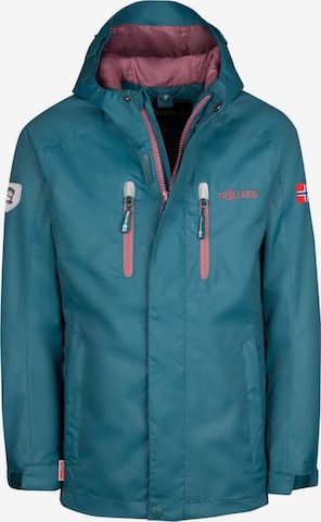 TROLLKIDS Outdoor jacket in Blue: front