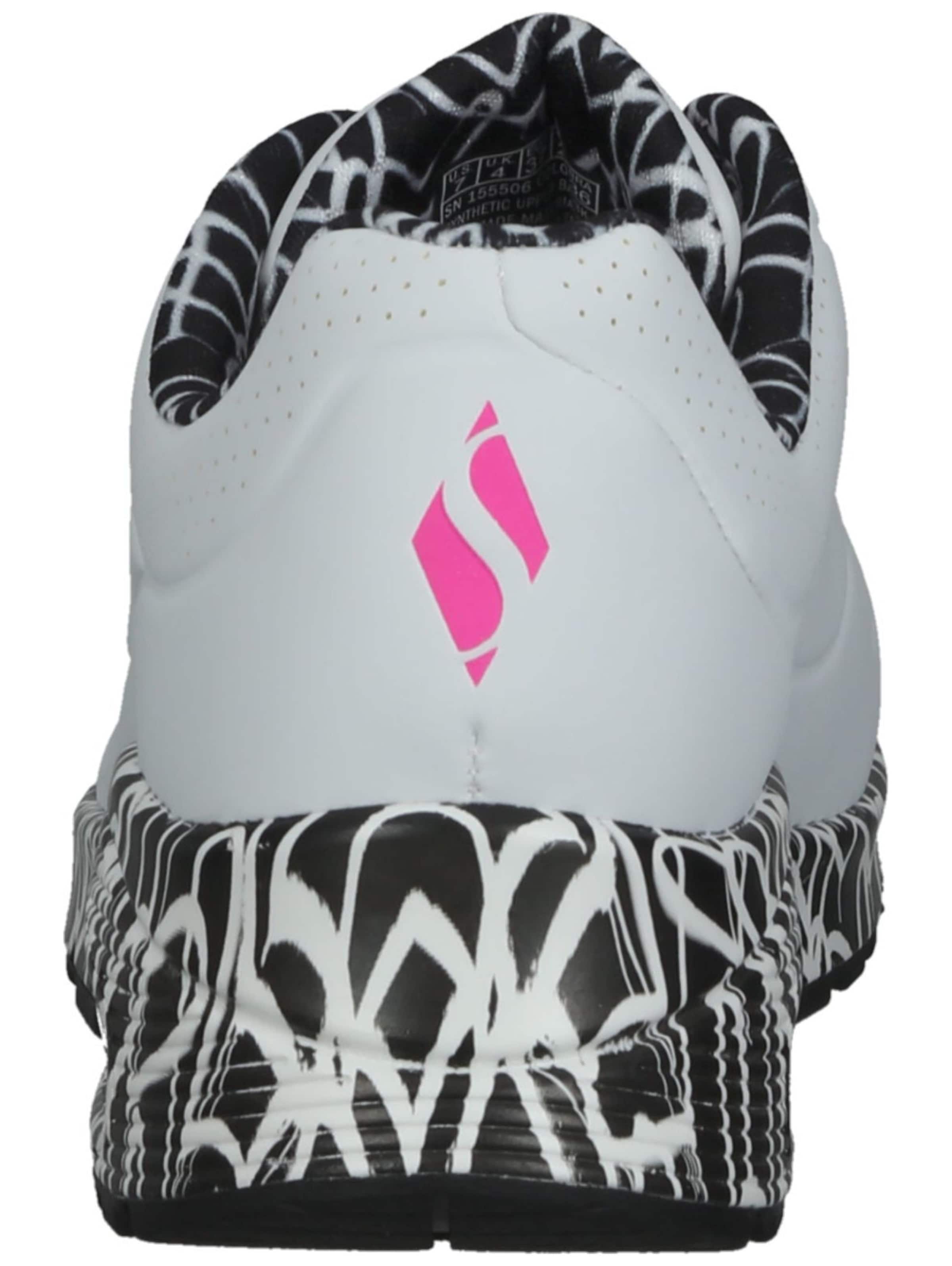 SKECHERS Rövid szárú sportcipők 'Uno - Loving Love' - fehér