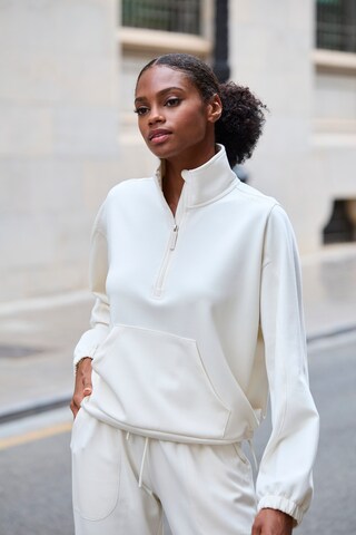 Copenhagen Sweatshirt i vit: framsida