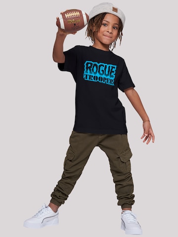 T-Shirt 'Rogue Trooper Comic Book Blue Logo' F4NT4STIC en noir