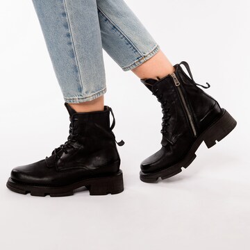 A.S.98 Lace-Up Ankle Boots 'Lane' in Black