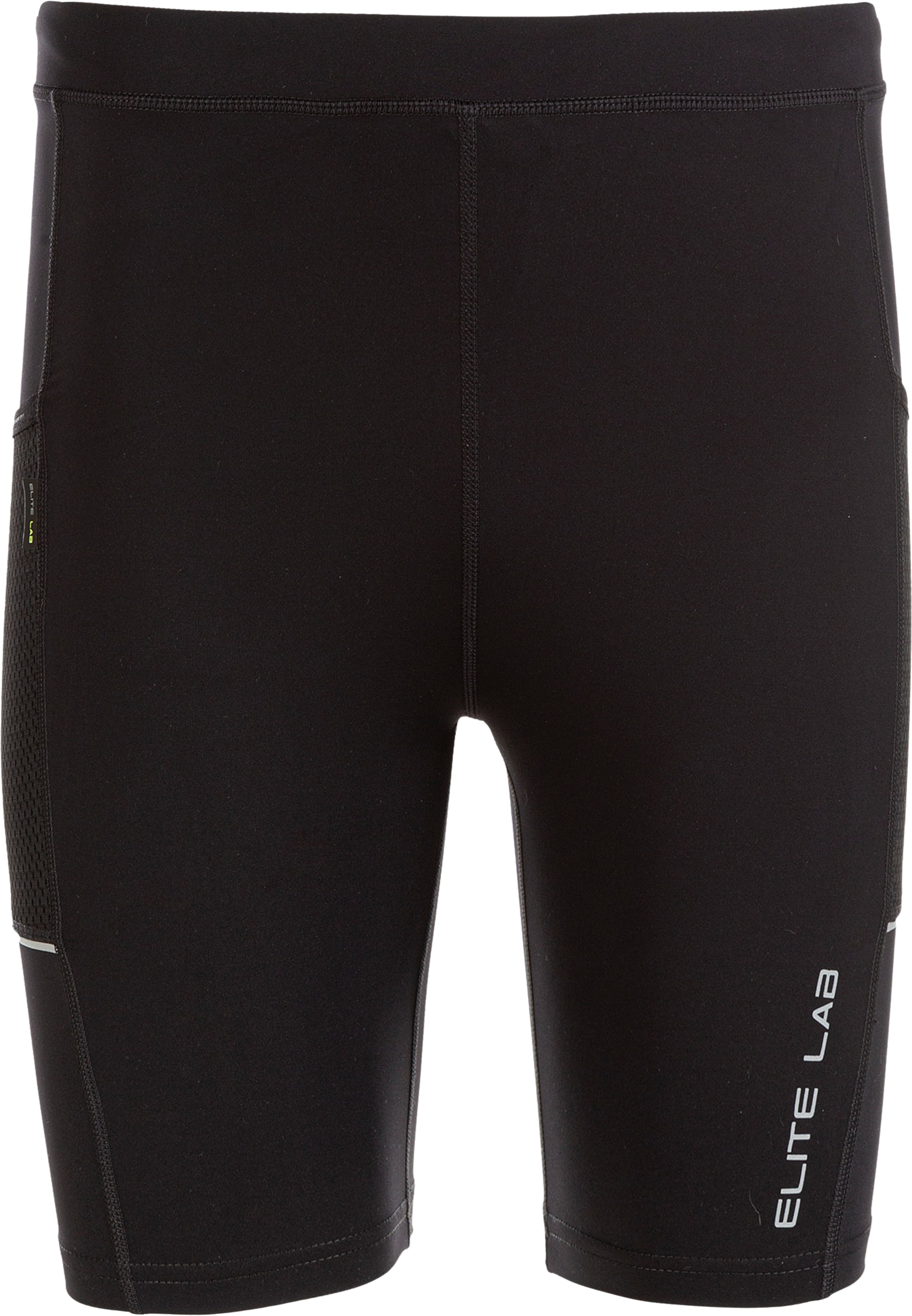 ELITE LAB Skinny Pants in Black: front