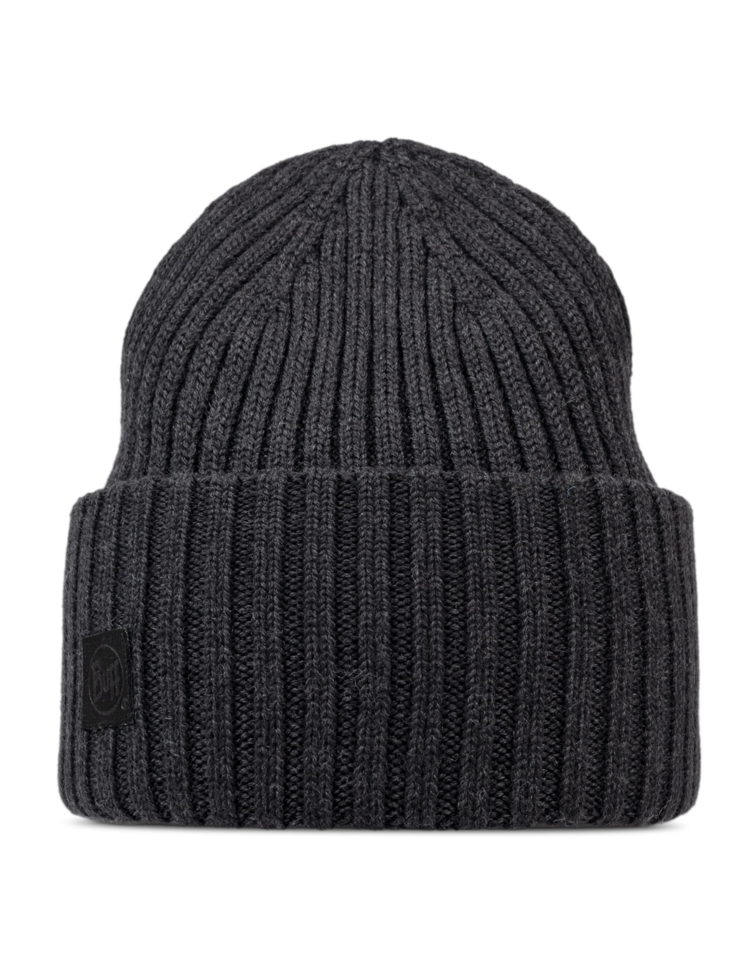BUFF Muts 'Buff Knitted Erviny Beanie' in Zwart: voorkant