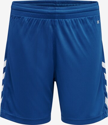 Hummel Workout Pants in Blue: front