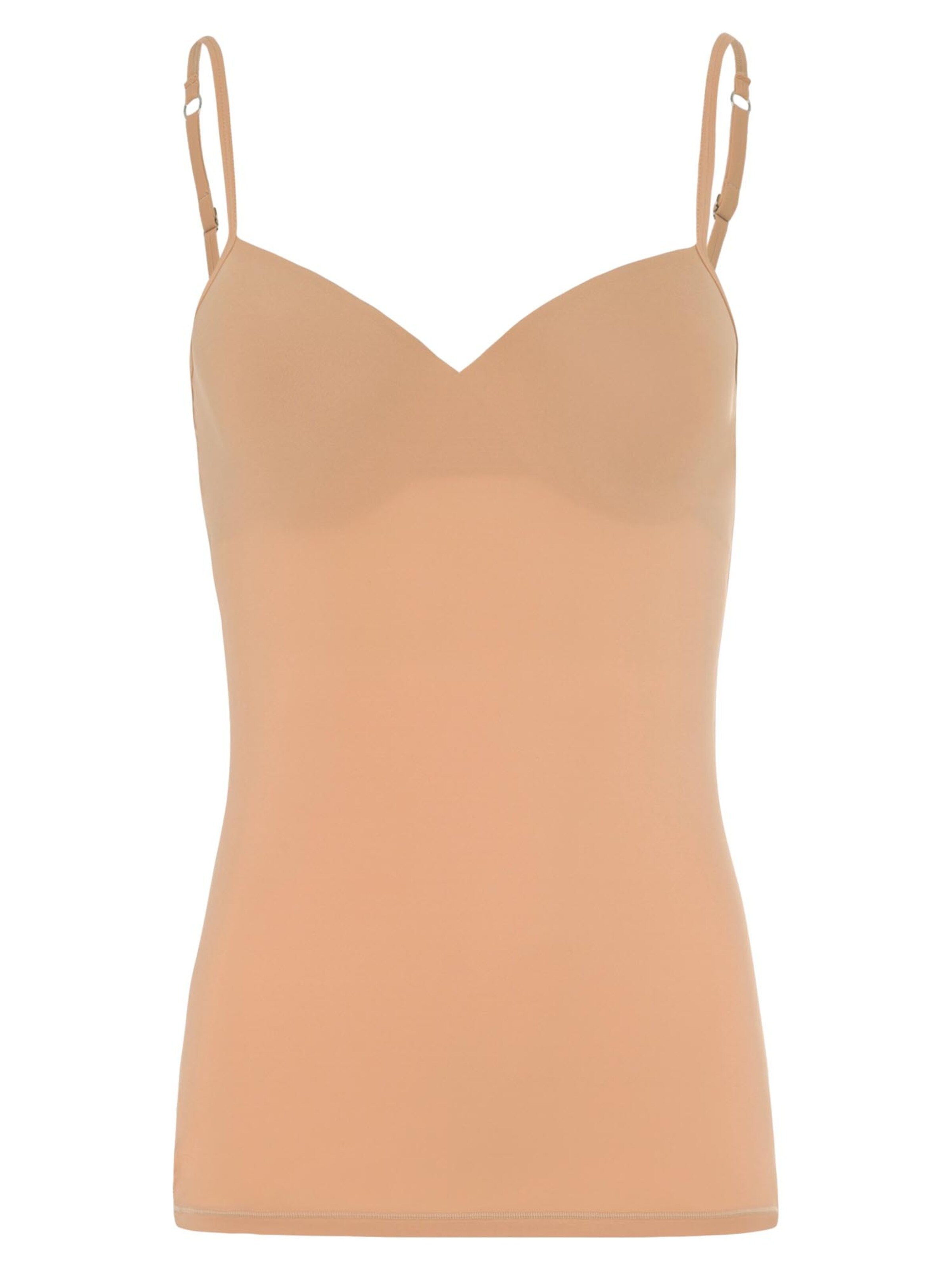 Hanro T-shirt BH 'Allure' in Beige: voorkant