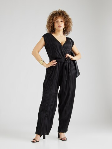 ONLY Carmakoma Jumpsuit 'CARSAFARI' in Black: front