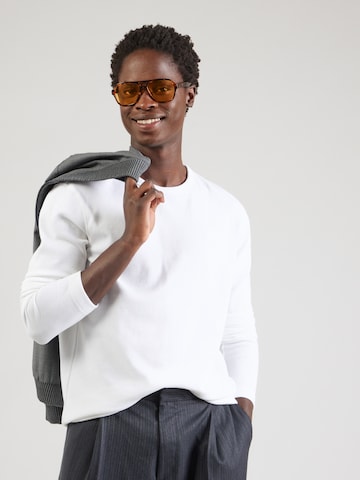 BOSS - Camiseta 'Tempesto' en blanco: frente