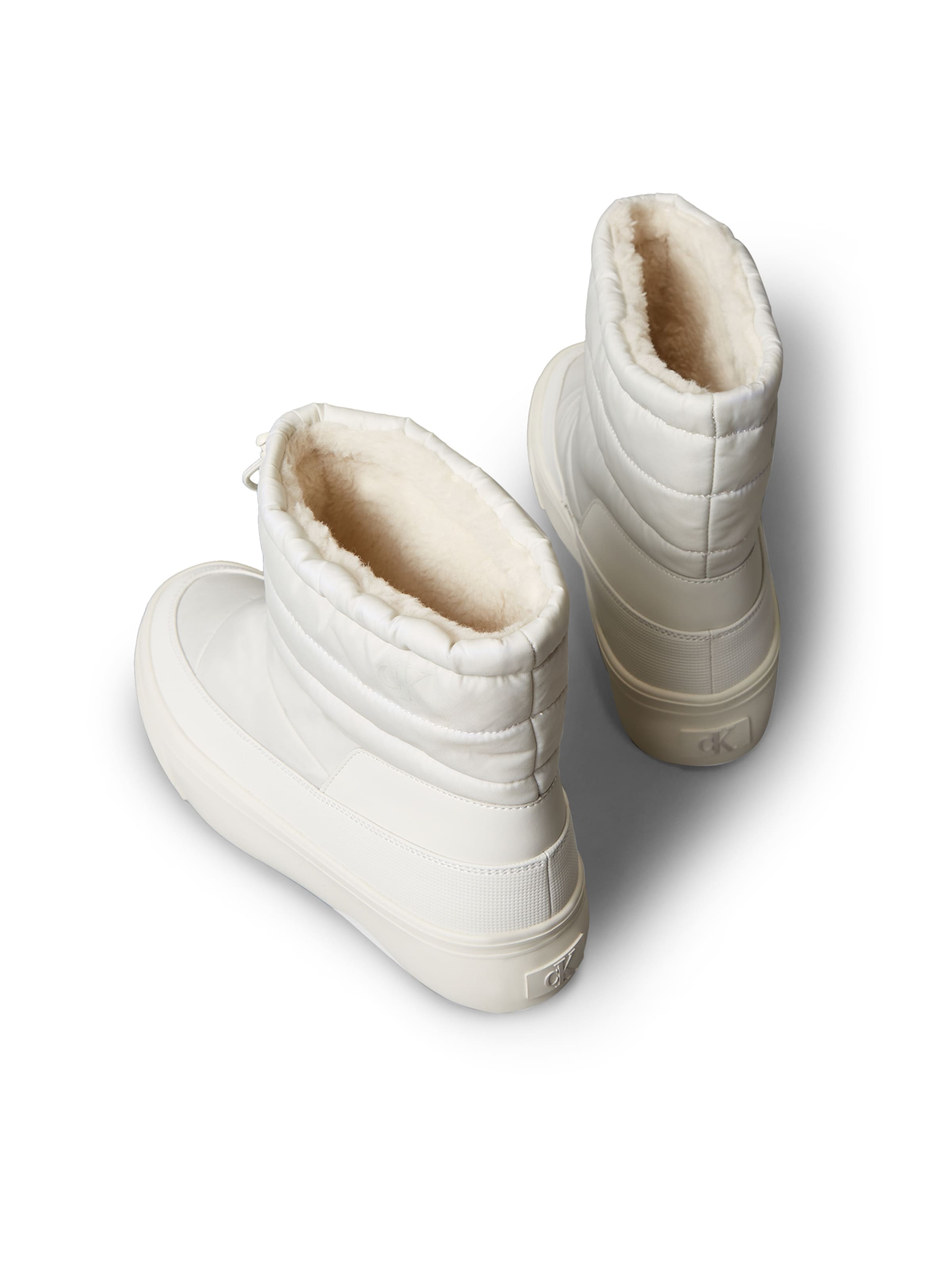 Après-ski Calvin Klein en blanc