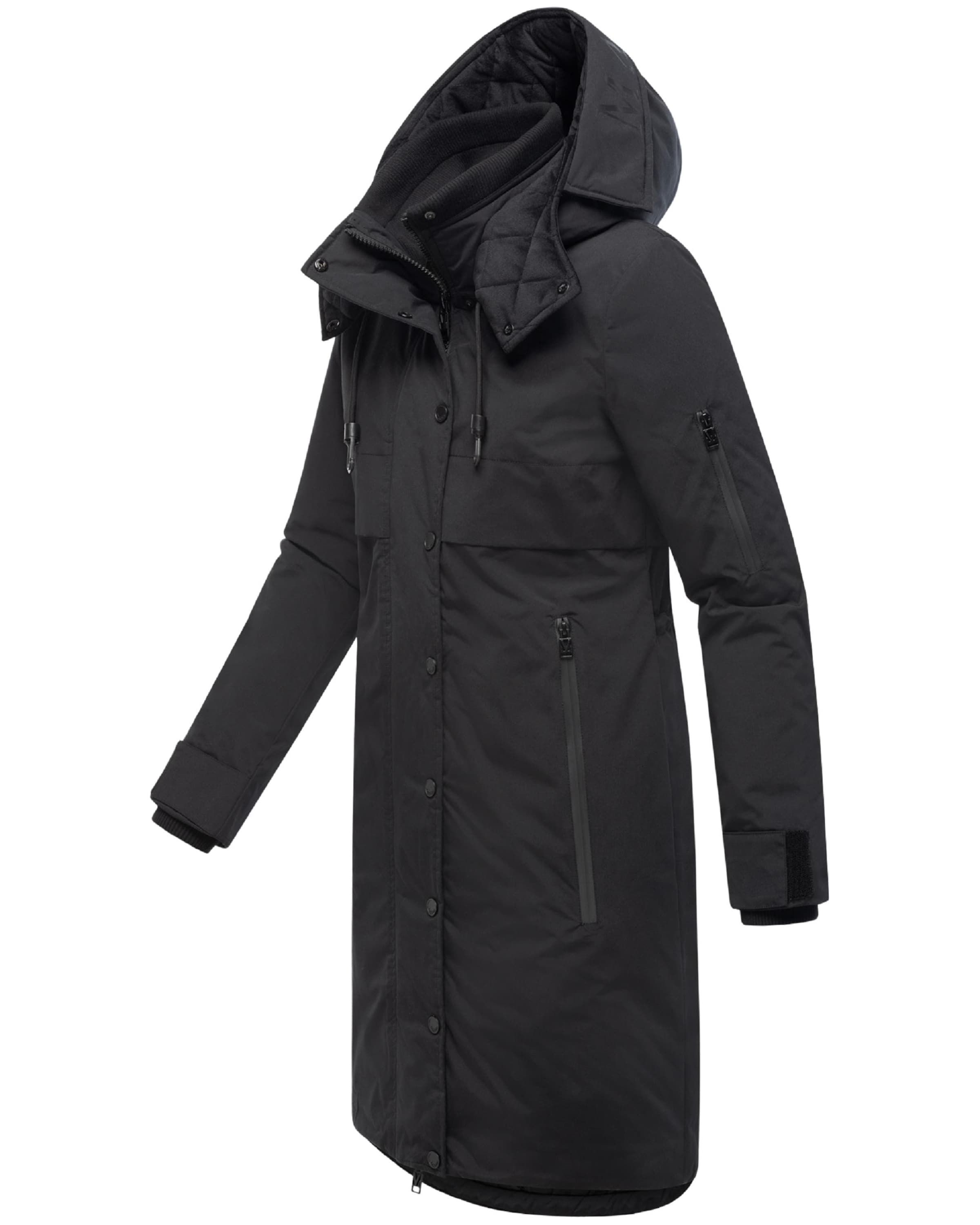 MARIKOO Mantel 'Anoukaa 16' in Schwarz