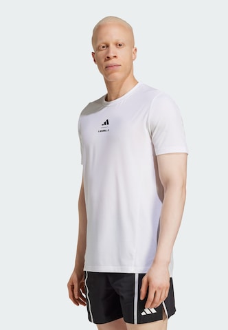 ADIDAS PERFORMANCE Performance shirt 'Les Mills' in White: front