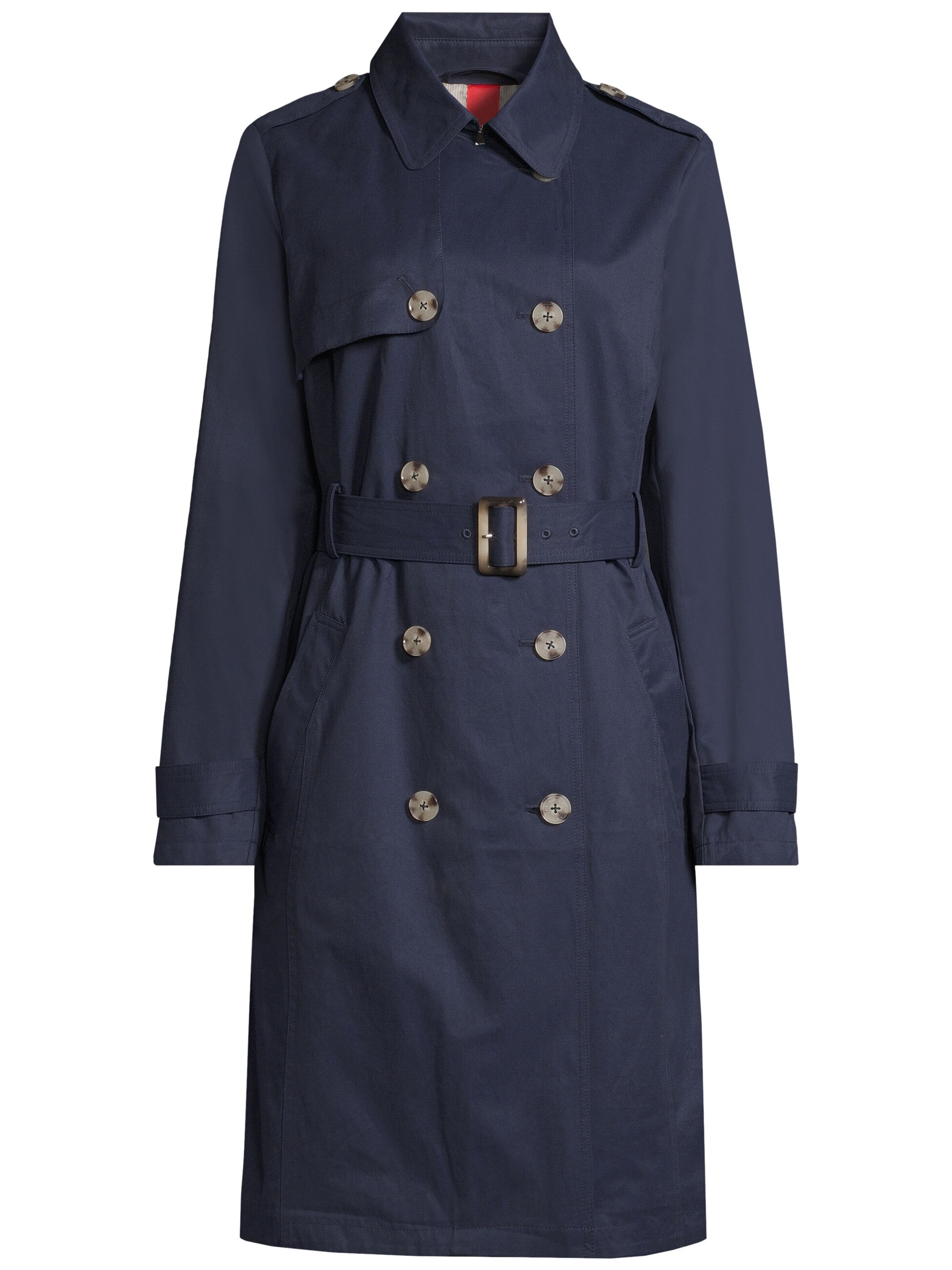 New View Between-Seasons Coat in Blue: front