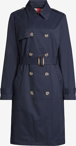New View Trenchcoat `Taylor` in Blau: Vorderseite