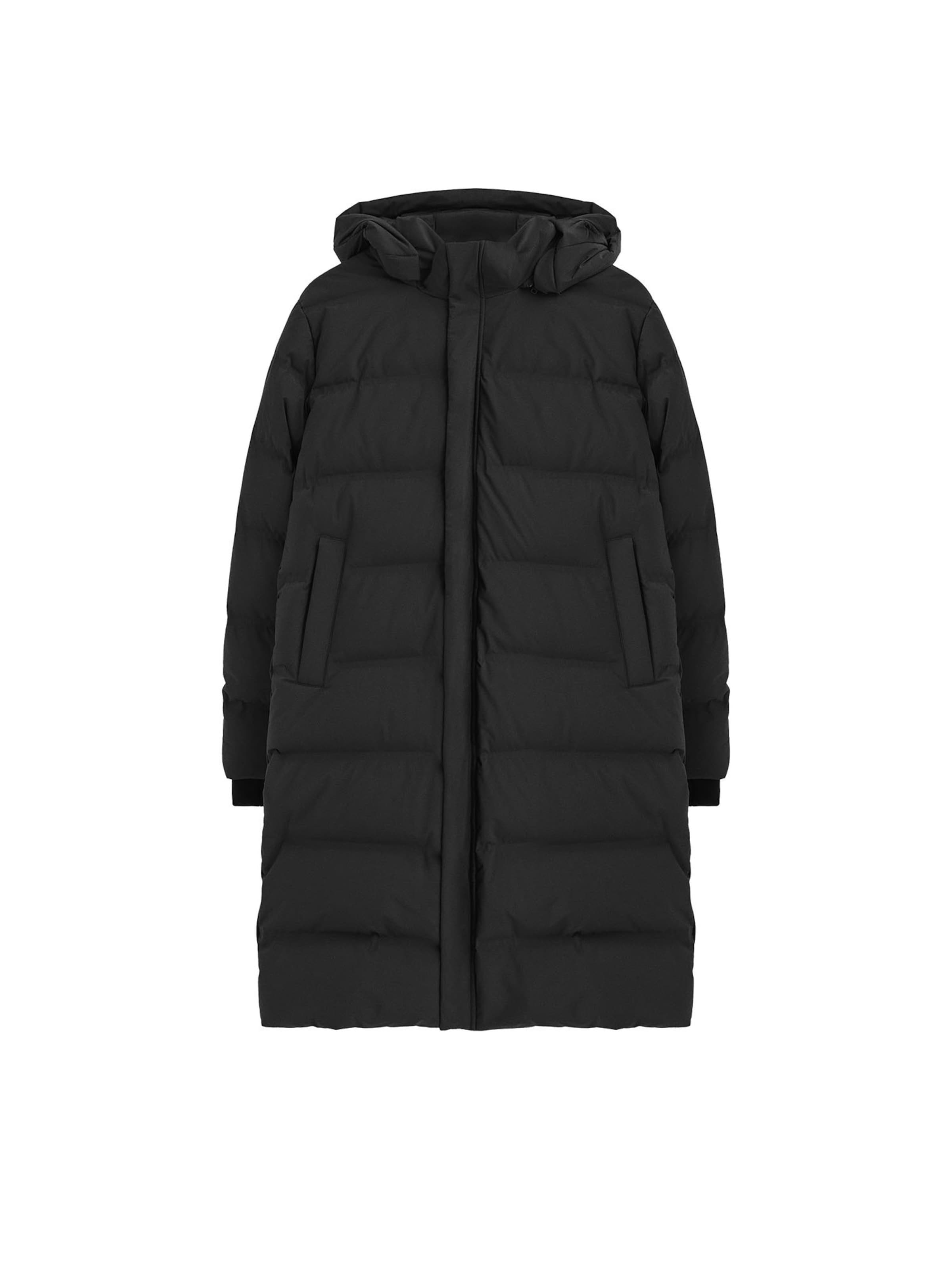 Polo Club Mantel in Schwarz: Vorderseite