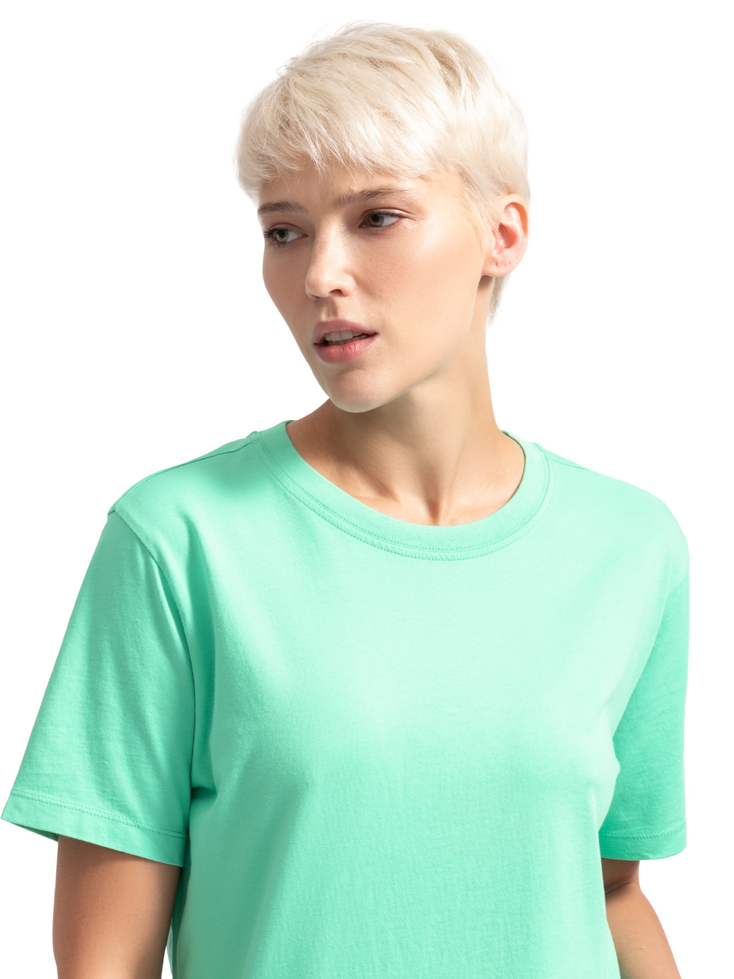 T-Shirt 'Asphalt' Kaft en vert