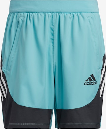 ADIDAS SPORTSWEAR - Pantalón deportivo en verde: frente