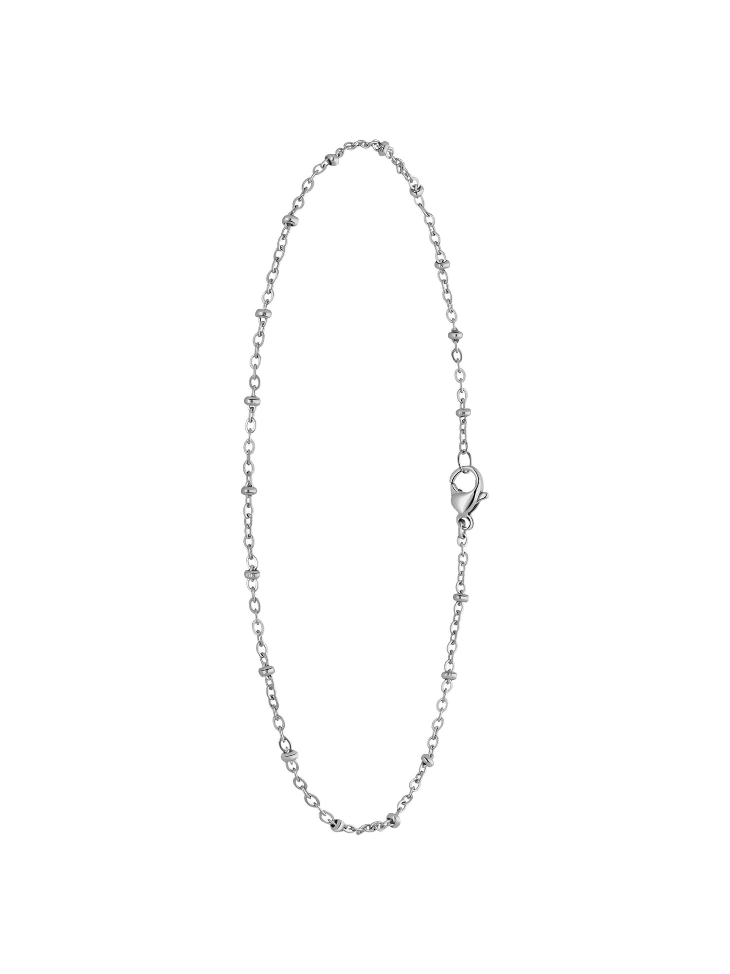 Lucardi Knöchelarmband in Silber: Vorderseite