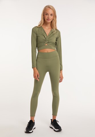 Skinny Leggings de la TALENCE pe verde