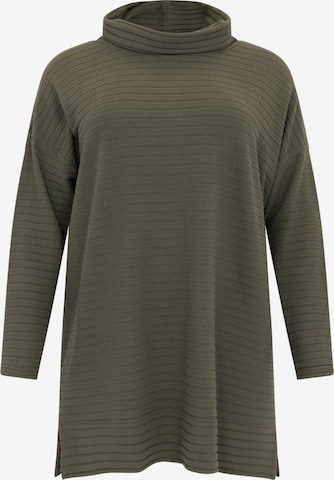 Yoek Sweater in Green: front