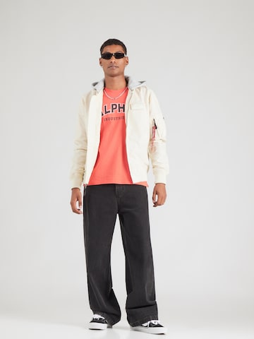 ALPHA INDUSTRIES Prechodná bunda 'MA-1' - Béžová