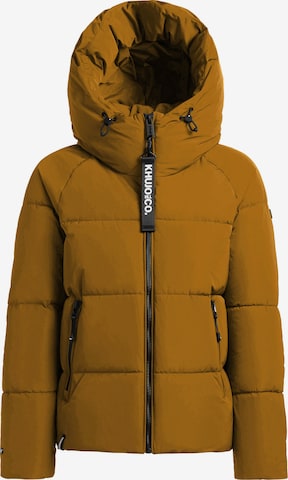 khujo Jacke 'Ono2' in Gelb: Vorderseite