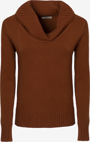 Influencer Neulepaita värissä ruskea: etupuoli