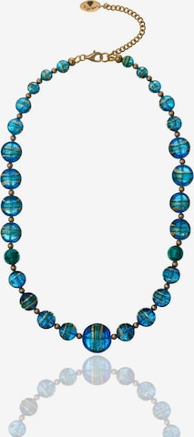 THE GEM STORIES JEWELRY Ketju 'Murano Necklace - Blue Shades' värissä sininen: etupuoli