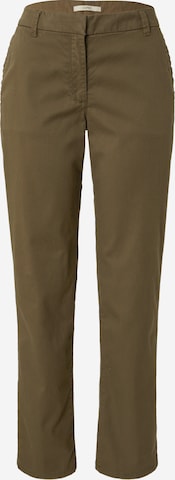 Regular Pantalon chino ESPRIT en vert : devant