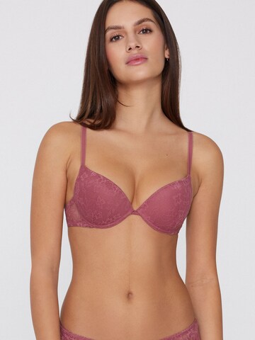 Tezenis Push-up Bra 'Los Angeles' in Pink: front
