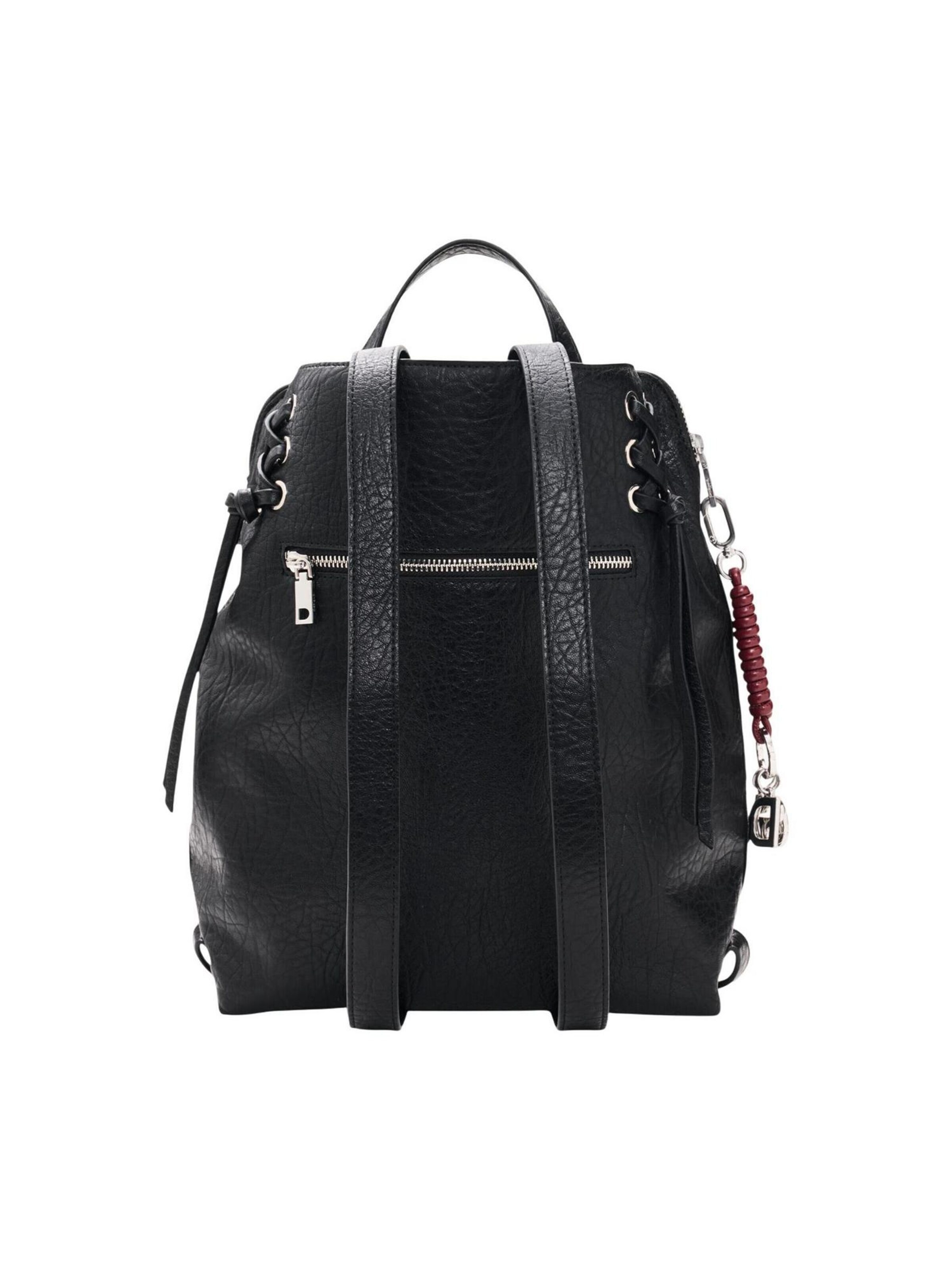 Desigual - Mochila 'BACK_HALF LOGO LUENA NF B 26WAKP05' en negro