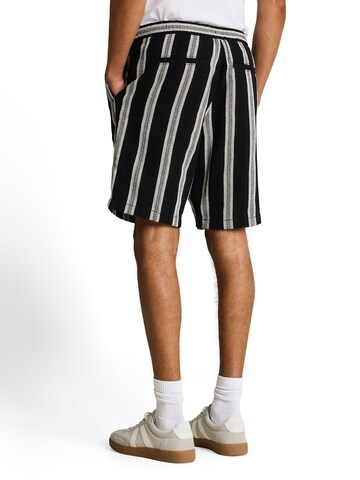 TOM TAILOR DENIM Loosefit Shorts in Schwarz
