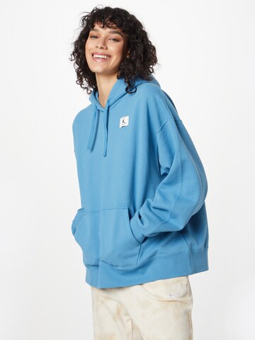 Sweat-shirt Jordan en bleu : devant