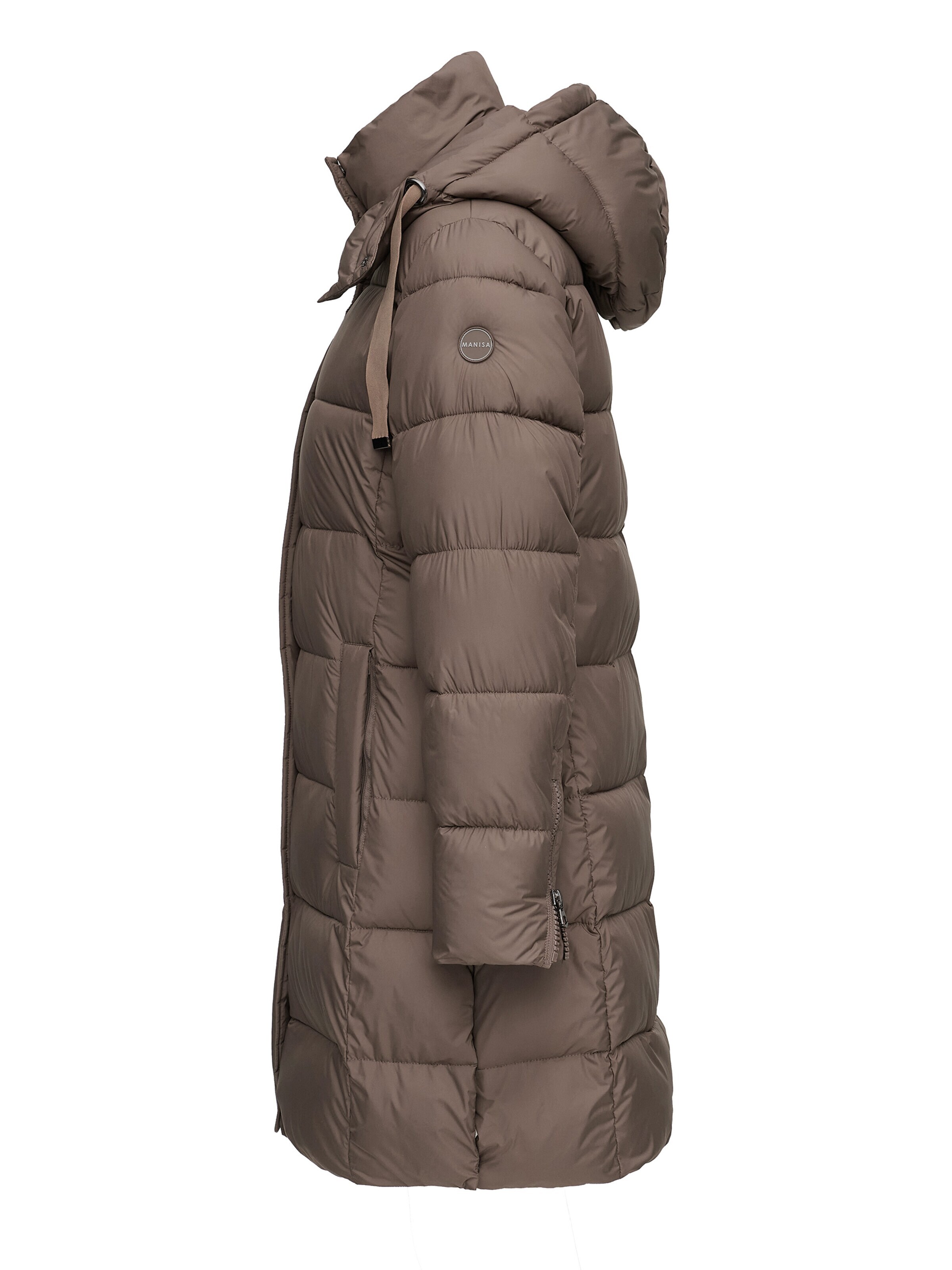 MANISA Winterparka 'Steppmantel'‌‌‌‌‌‌‌‌ in Braun